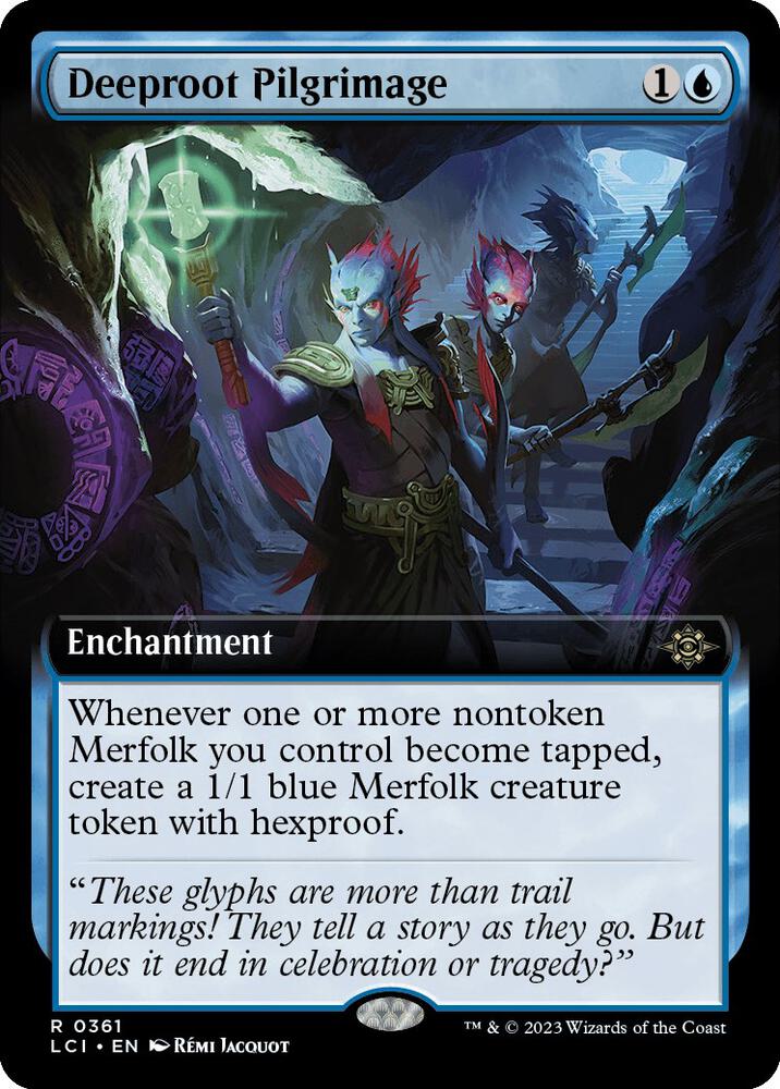 Deeproot Pilgrimage (Extended Art) [The Lost Caverns of Ixalan]