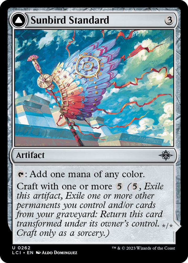 Sunbird Standard // Sunbird Effigy [The Lost Caverns of Ixalan]