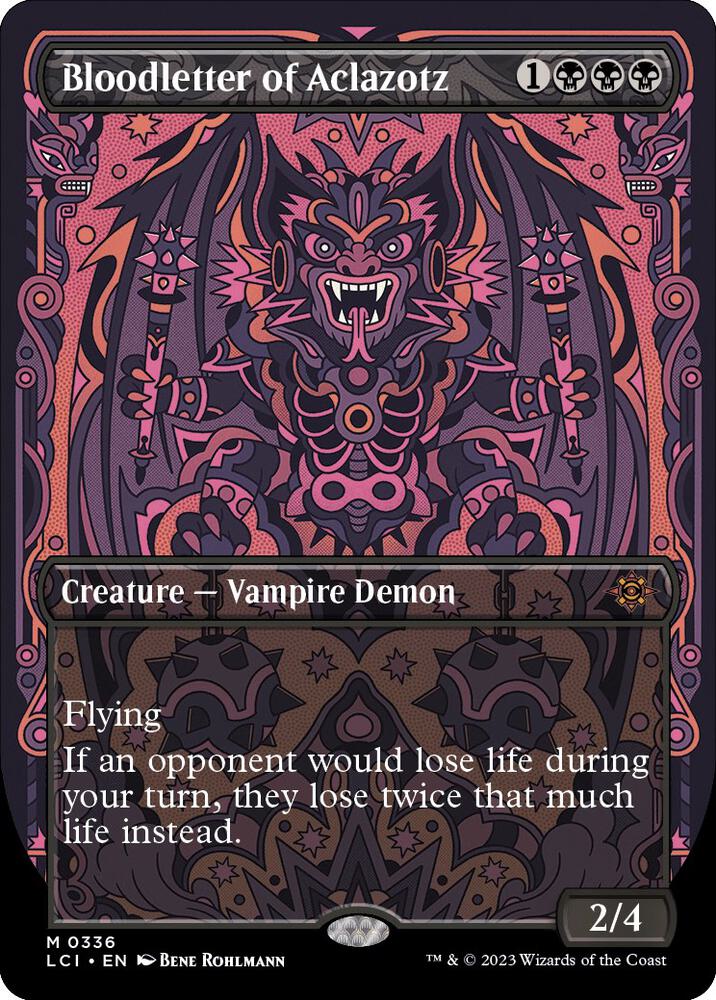 Bloodletter of Aclazotz (Borderless) [The Lost Caverns of Ixalan]