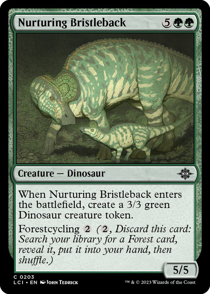 Nurturing Bristleback [The Lost Caverns of Ixalan]
