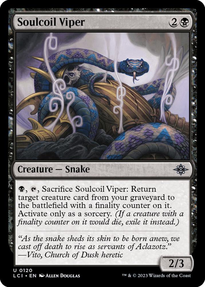 Soulcoil Viper [The Lost Caverns of Ixalan]