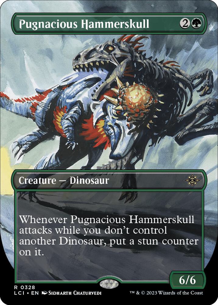 Pugnacious Hammerskull (Borderless) [The Lost Caverns of Ixalan]