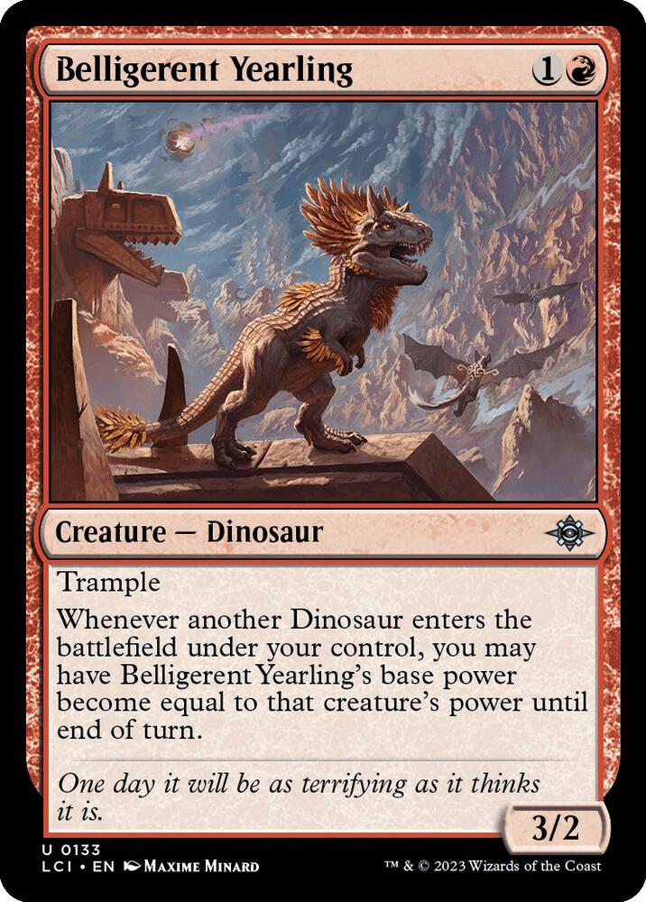 Belligerent Yearling [The Lost Caverns of Ixalan]