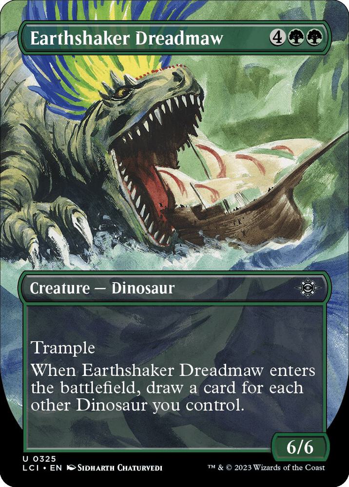 Earthshaker Dreadmaw (Borderless) [The Lost Caverns of Ixalan]