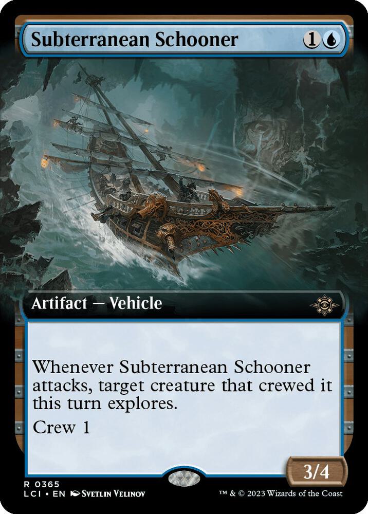 Subterranean Schooner (Extended Art) [The Lost Caverns of Ixalan]