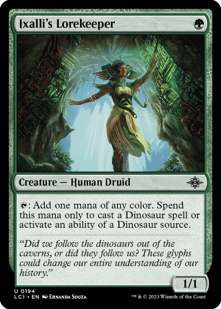 Ixalli's Lorekeeper [The Lost Caverns of Ixalan]