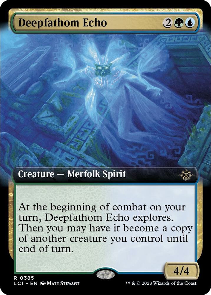 Deepfathom Echo (Extended Art) [The Lost Caverns of Ixalan]