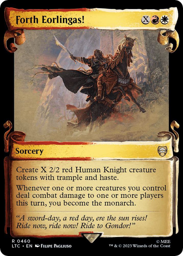 Forth Eorlingas! [The Lord of the Rings: Tales of Middle-Earth Commander Showcase Scrolls]