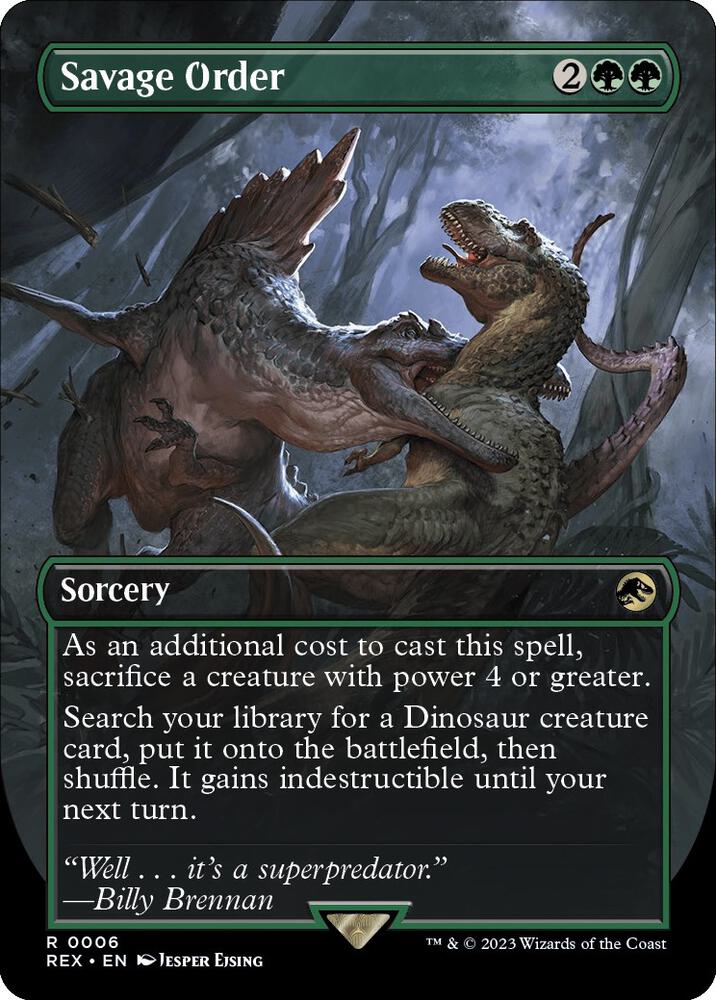 Savage Order (Borderless) [Jurassic World Collection]