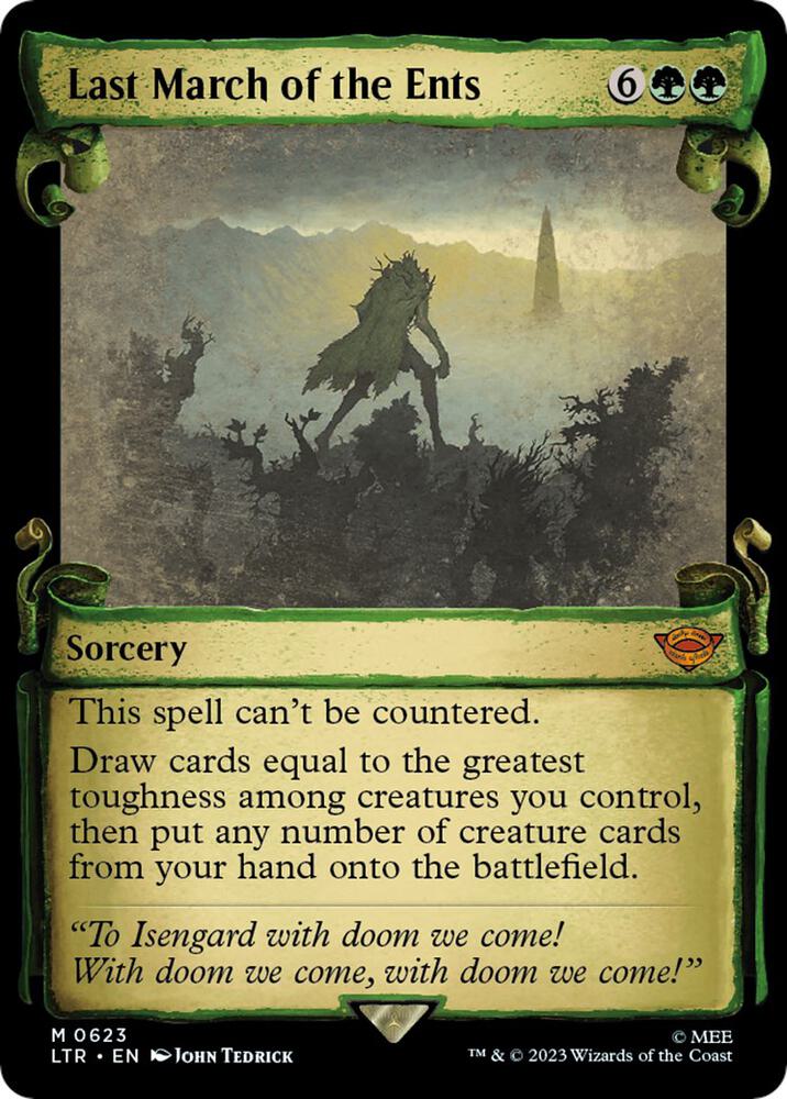 Last March of the Ents [The Lord of the Rings: Tales of Middle-Earth Showcase Scrolls]