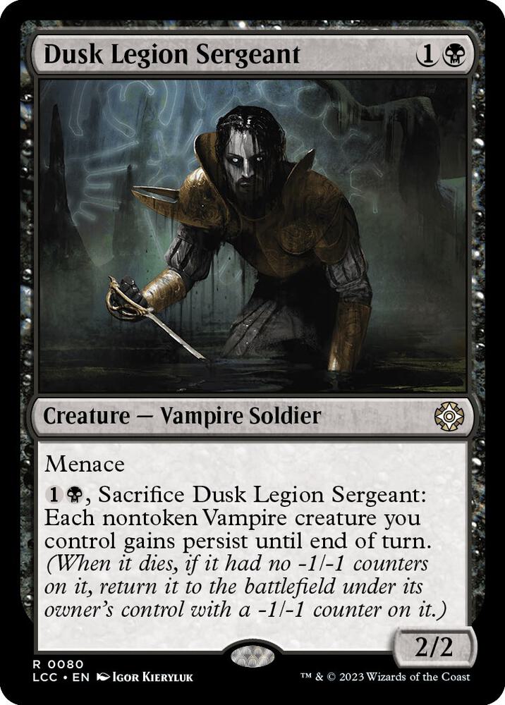 Dusk Legion Sergeant [The Lost Caverns of Ixalan Commander]
