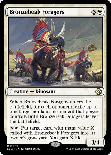 Bronzebeak Foragers [The Lost Caverns of Ixalan Commander]