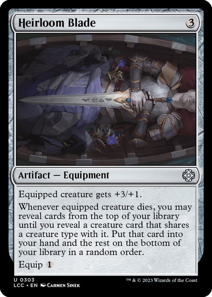Heirloom Blade [The Lost Caverns of Ixalan Commander]