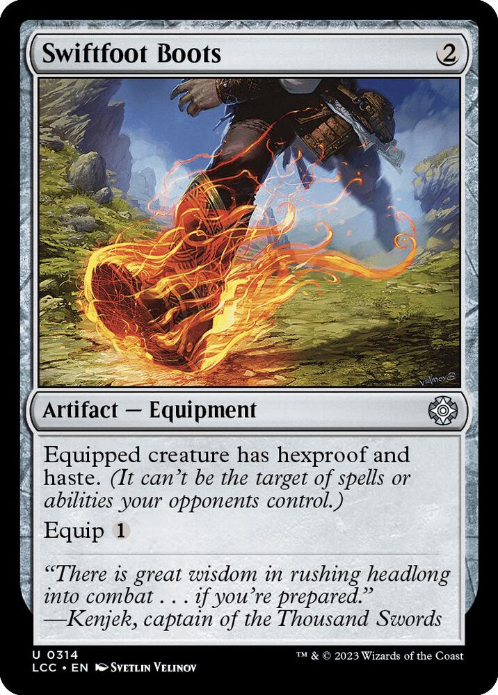Swiftfoot Boots [The Lost Caverns of Ixalan Commander]