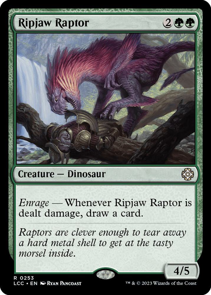 Ripjaw Raptor [The Lost Caverns of Ixalan Commander]
