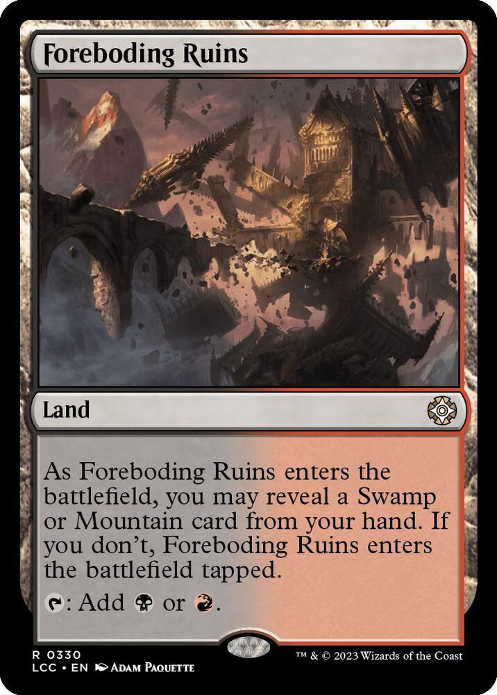 Foreboding Ruins [The Lost Caverns of Ixalan Commander]