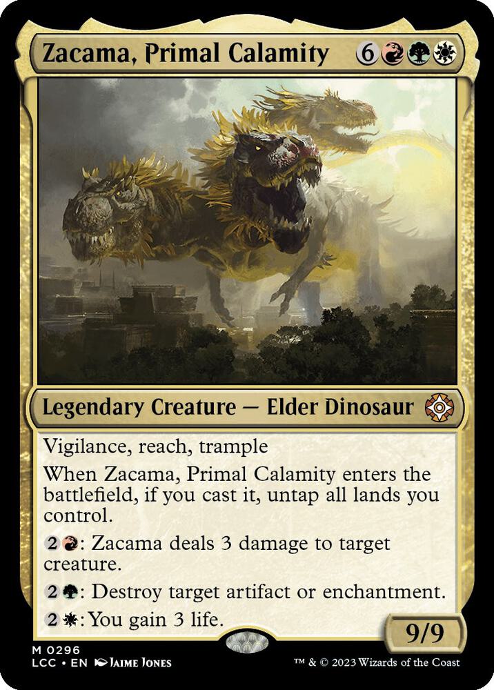 Zacama, Primal Calamity [The Lost Caverns of Ixalan Commander]