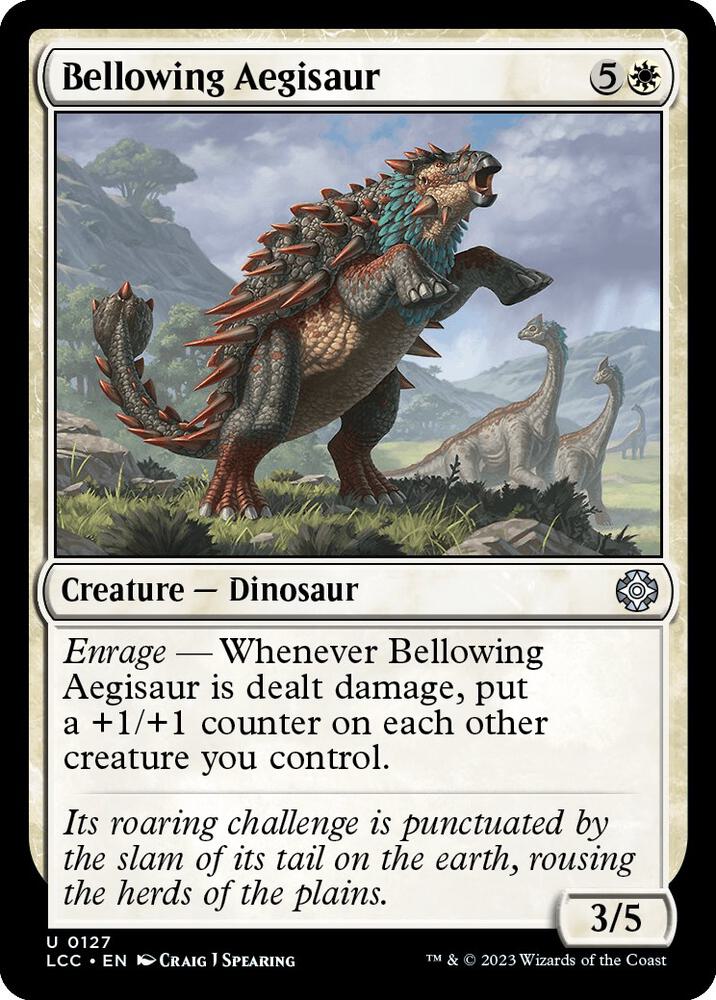 Bellowing Aegisaur [The Lost Caverns of Ixalan Commander]