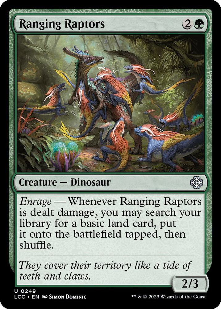 Ranging Raptors [The Lost Caverns of Ixalan Commander]