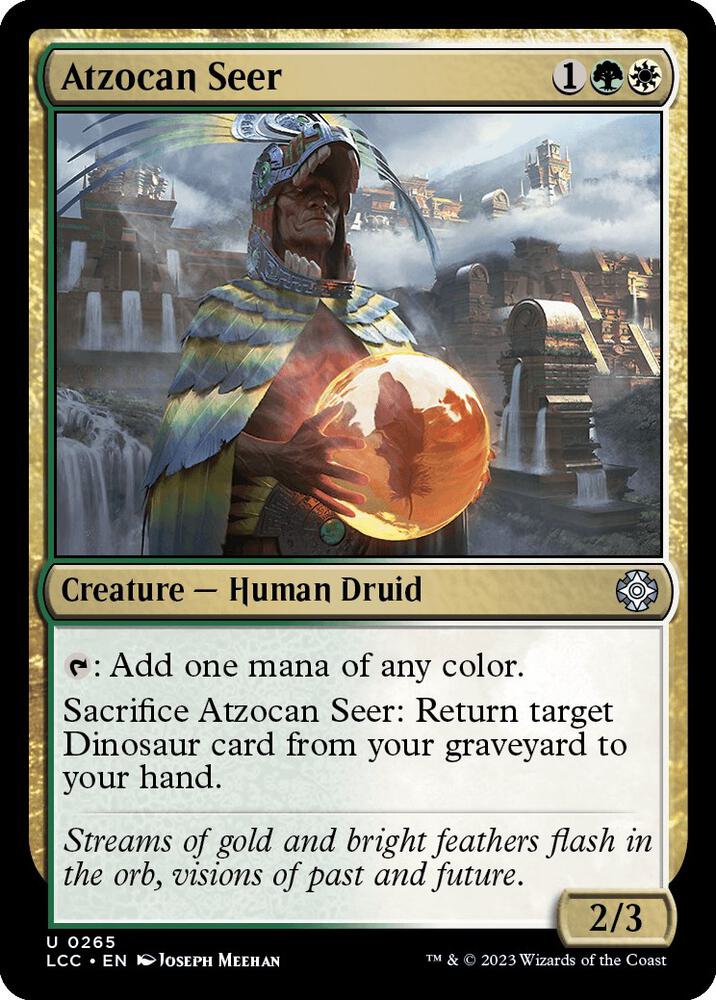 Atzocan Seer [The Lost Caverns of Ixalan Commander]