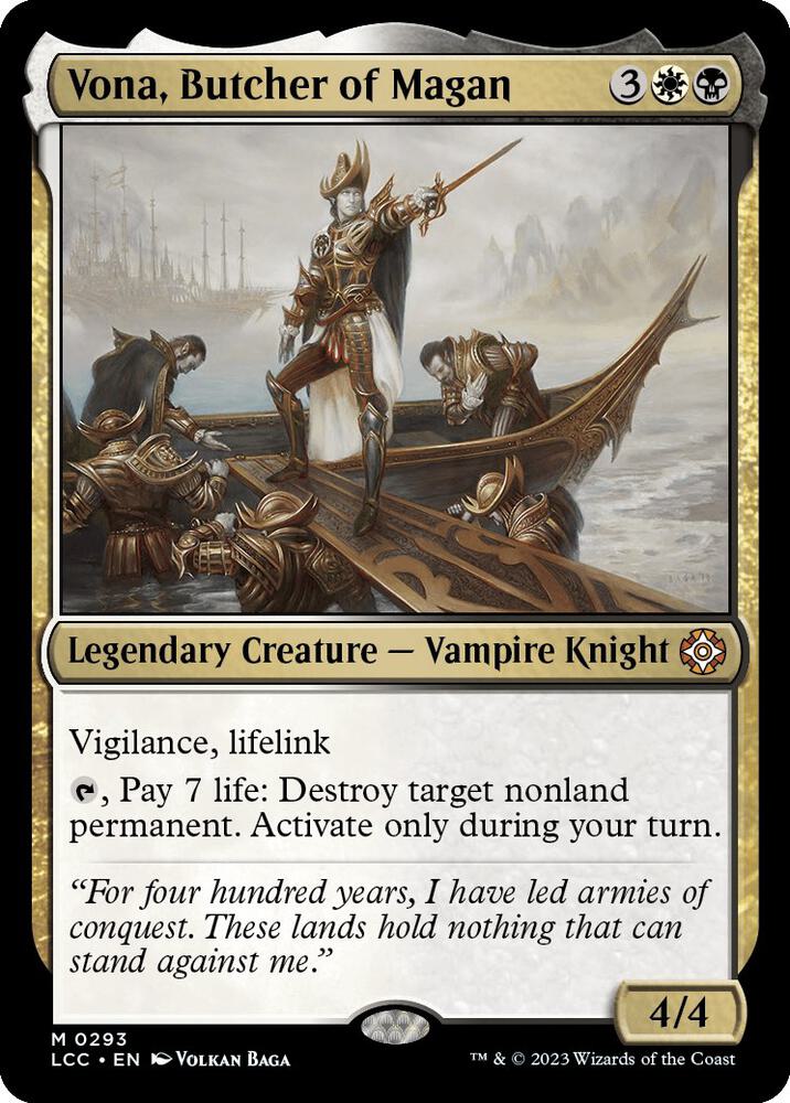 Vona, Butcher of Magan [The Lost Caverns of Ixalan Commander]