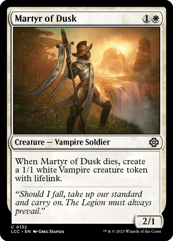 Martyr of Dusk [The Lost Caverns of Ixalan Commander]