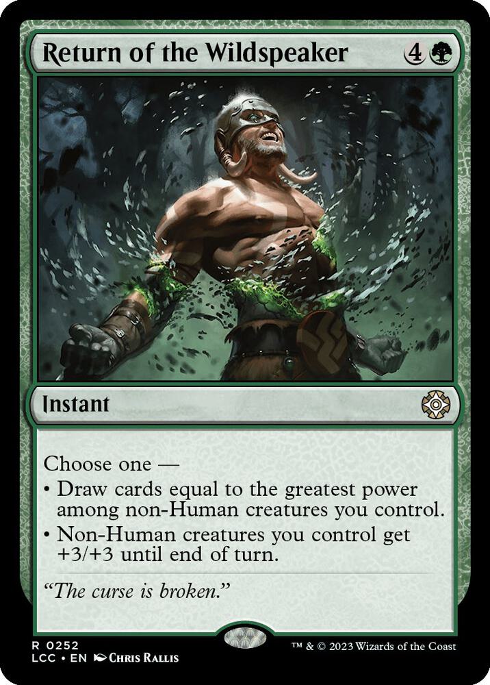 Return of the Wildspeaker [The Lost Caverns of Ixalan Commander]