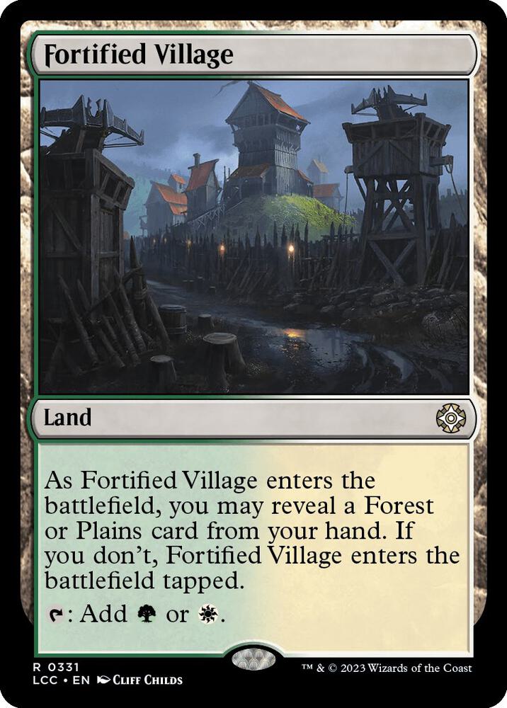 Fortified Village [The Lost Caverns of Ixalan Commander]