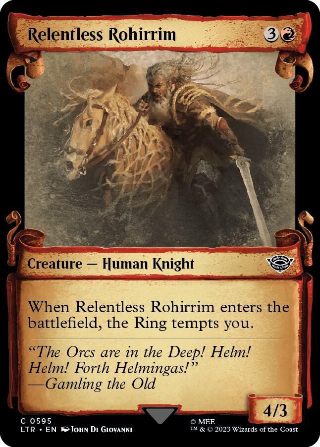 Relentless Rohirrim [The Lord of the Rings: Tales of Middle-Earth Showcase Scrolls]