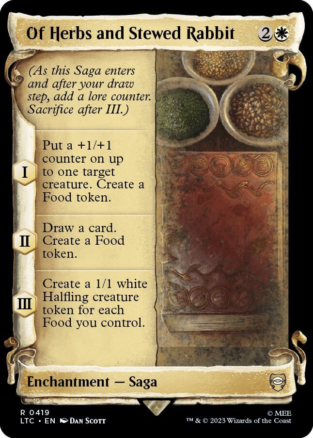 Of Herbs and Stewed Rabbit [The Lord of the Rings: Tales of Middle-Earth Commander Showcase Scrolls]