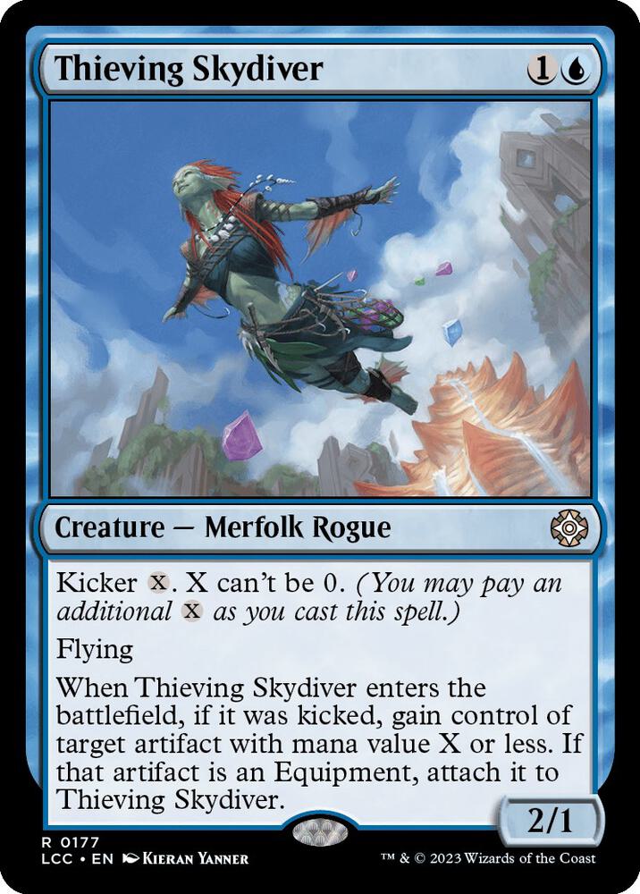 Thieving Skydiver [The Lost Caverns of Ixalan Commander]