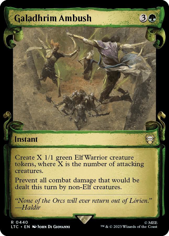 Galadhrim Ambush [The Lord of the Rings: Tales of Middle-Earth Commander Showcase Scrolls]