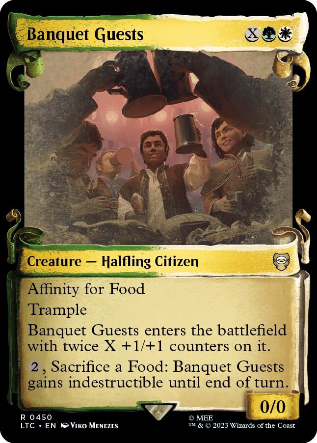 Banquet Guests [The Lord of the Rings: Tales of Middle-Earth Commander Showcase Scrolls]