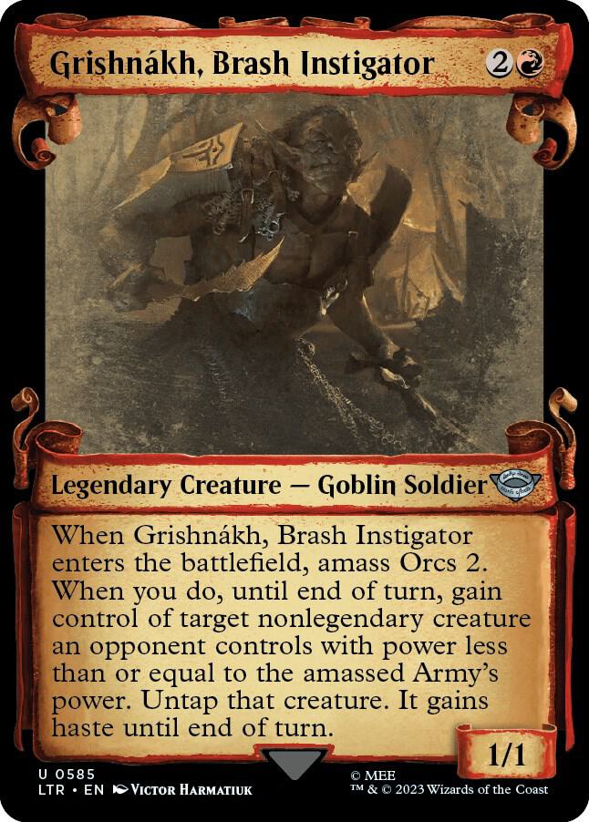 Grishnakh, Brash Instigator [The Lord of the Rings: Tales of Middle-Earth Showcase Scrolls]
