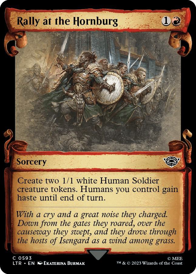 Rally at the Hornburg [The Lord of the Rings: Tales of Middle-Earth Showcase Scrolls]