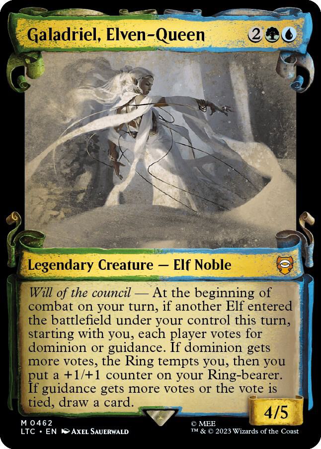 Galadriel, Elven-Queen [The Lord of the Rings: Tales of Middle-Earth Commander Showcase Scrolls]
