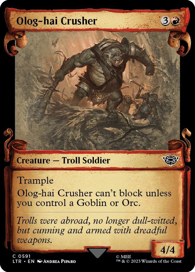 Olog-Hai Crusher [The Lord of the Rings: Tales of Middle-Earth Showcase Scrolls]