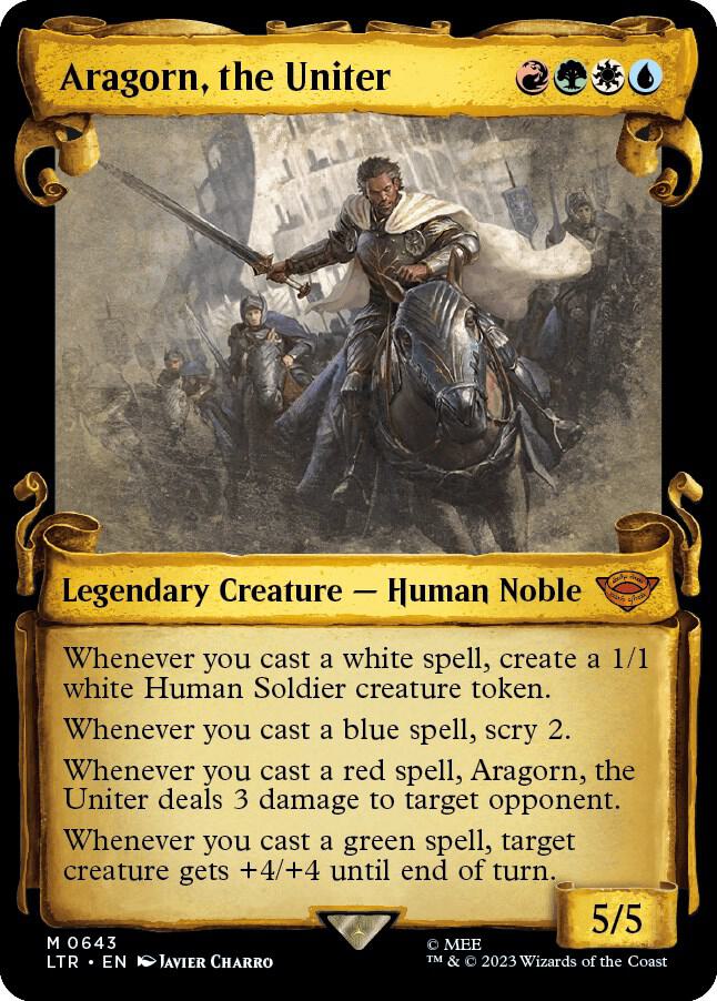 Aragorn, the Uniter [The Lord of the Rings: Tales of Middle-Earth Showcase Scrolls]