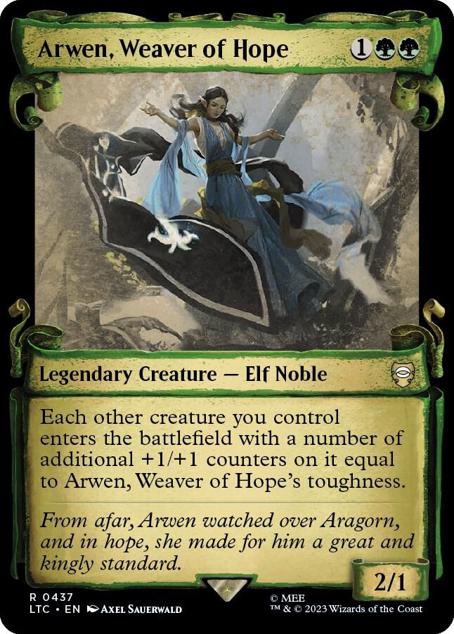 Arwen, Weaver of Hope [The Lord of the Rings: Tales of Middle-Earth Commander Showcase Scrolls]