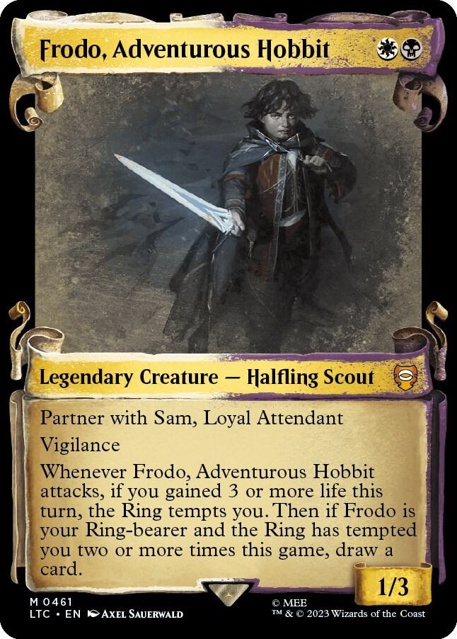 Frodo, Adventurous Hobbit [The Lord of the Rings: Tales of Middle-Earth Commander Showcase Scrolls]