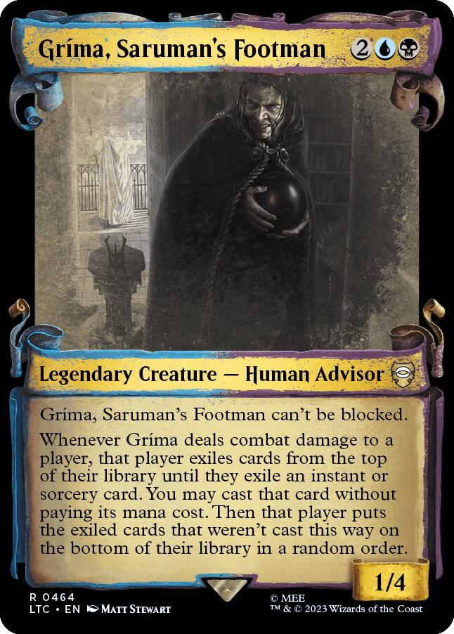Grima, Saruman's Footman [The Lord of the Rings: Tales of Middle-Earth Commander Showcase Scrolls]