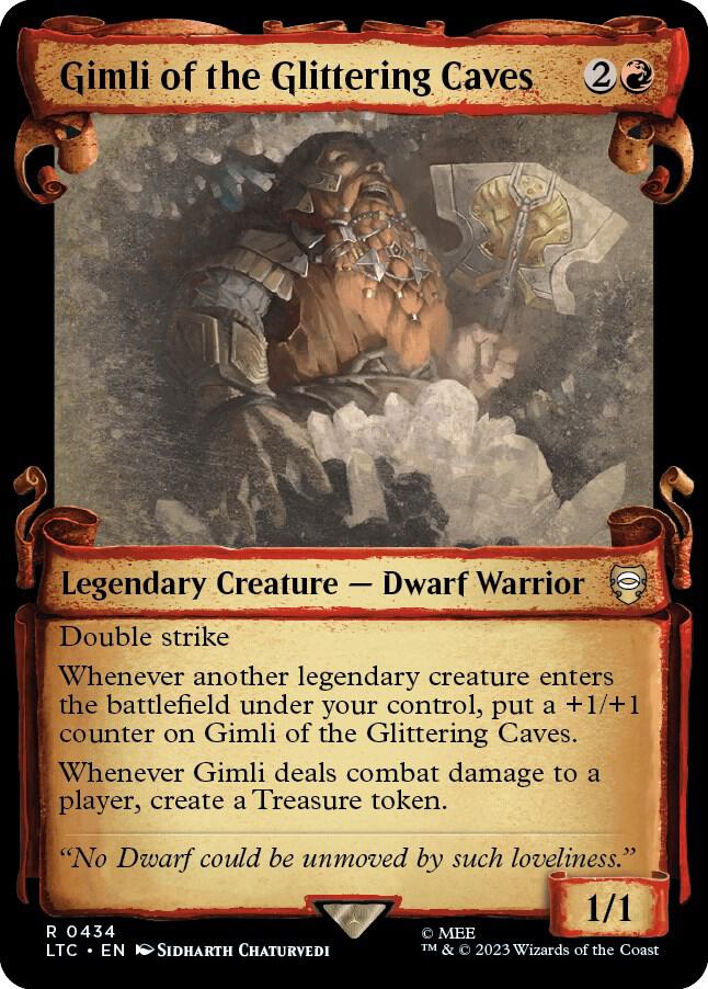 Gimli of the Glittering Caves [The Lord of the Rings: Tales of Middle-Earth Commander Showcase Scrolls]