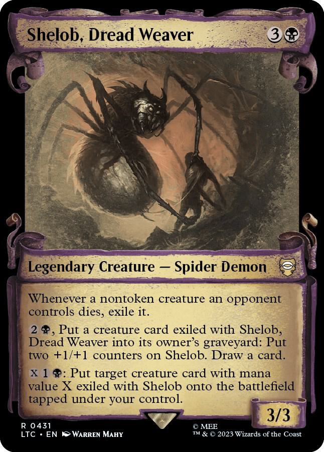 Shelob, Dread Weaver [The Lord of the Rings: Tales of Middle-Earth Commander Showcase Scrolls]