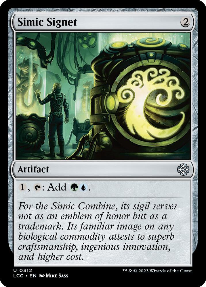 Simic Signet [The Lost Caverns of Ixalan Commander]