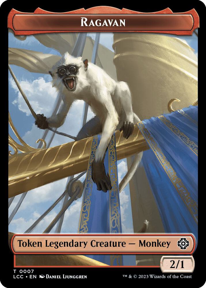 Ragavan // Treasure Double-Sided Token [The Lost Caverns of Ixalan Commander Tokens]