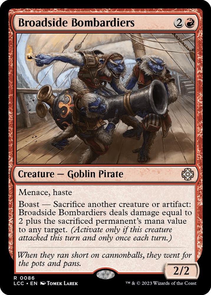 Broadside Bombardiers [The Lost Caverns of Ixalan Commander]