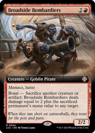 Broadside Bombardiers (Extended Art) [The Lost Caverns of Ixalan Commander]