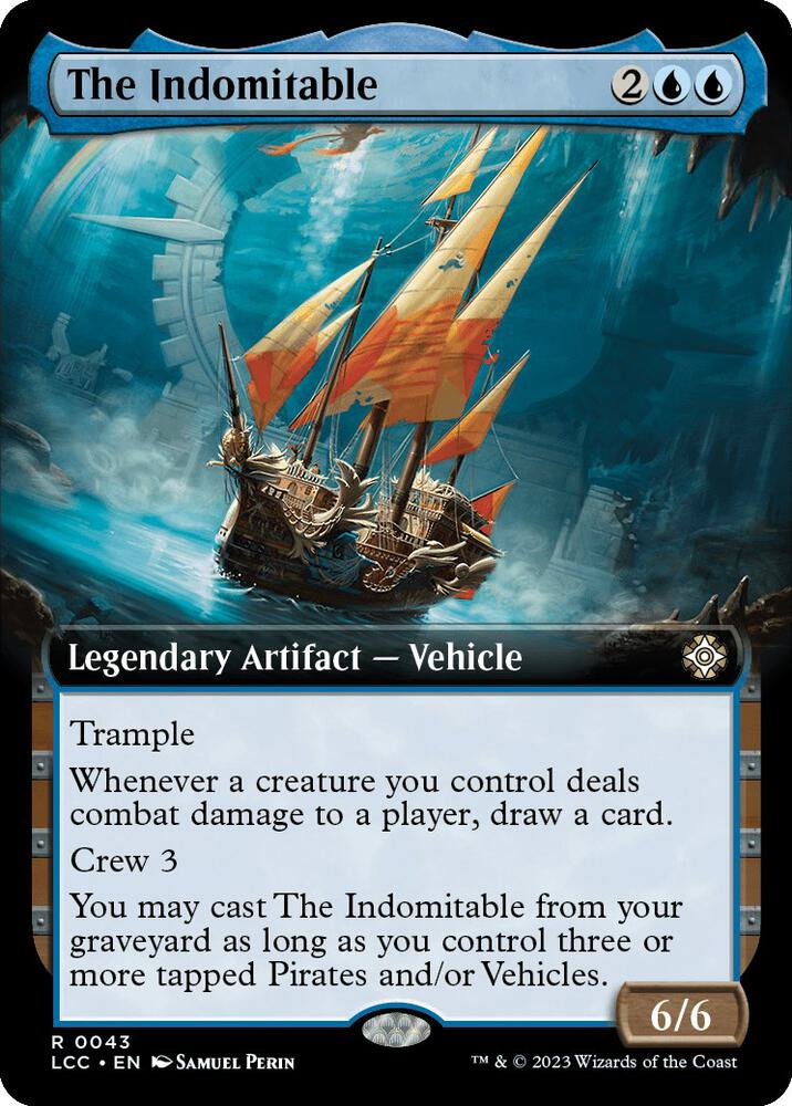The Indomitable (Extended Art) [The Lost Caverns of Ixalan Commander]