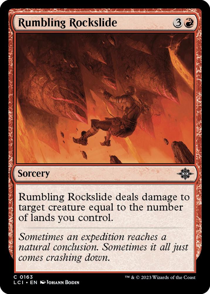 Rumbling Rockslide [The Lost Caverns of Ixalan]