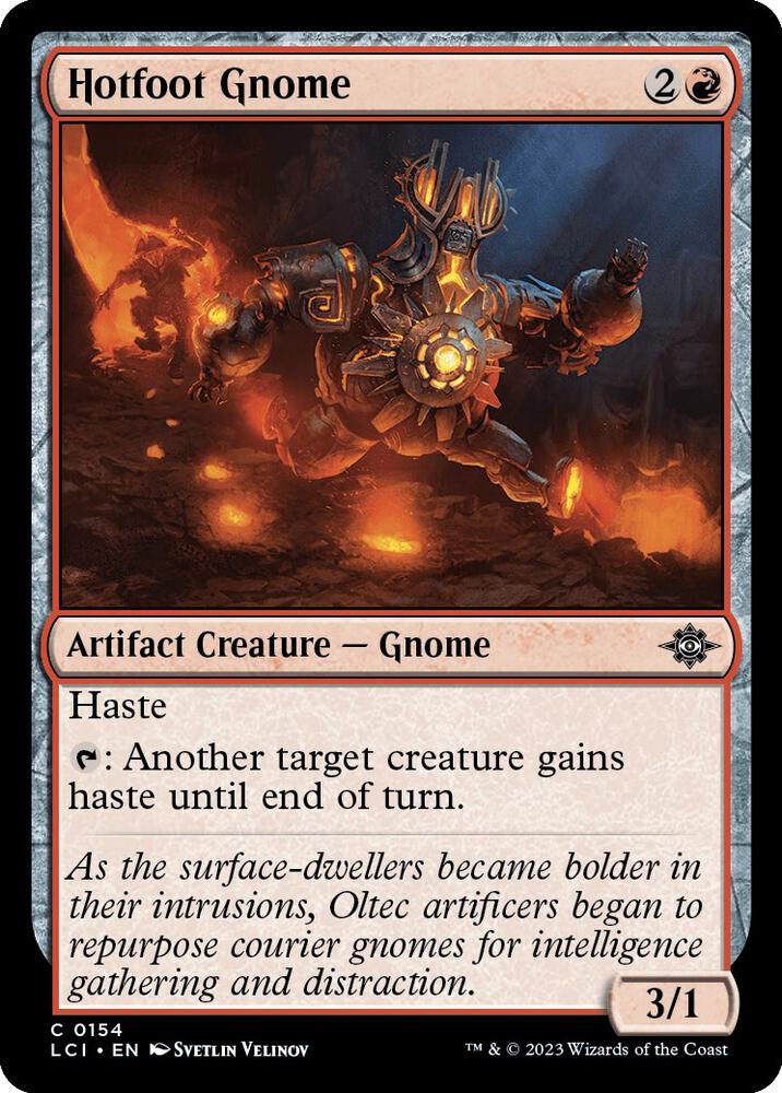 Hotfoot Gnome [The Lost Caverns of Ixalan]